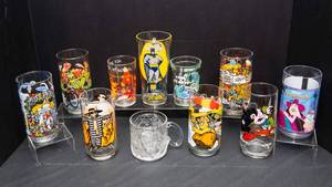 Collectible Character Glasses  Batman, Muppets, Tom & Jerry, Smurfs and More