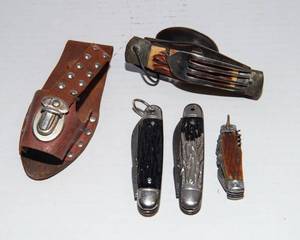 Multi-Tool Pocket Knives  Set of 5