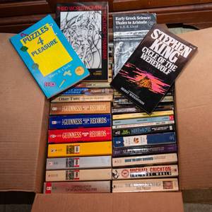 Box of Softcover Books