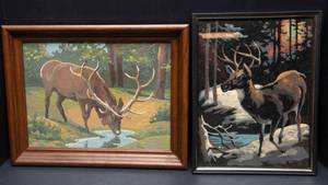 Handpainted Deer Artwork