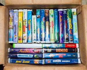 Assorted VHS Tape Lot  Variety of Titles