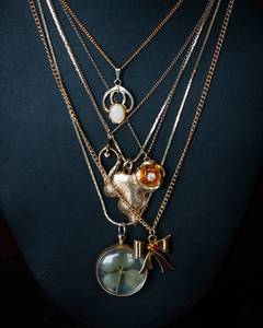 Gold Tone Necklaces  Set of 6