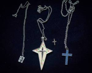 Religious Necklaces & Sterling Cross Pendant