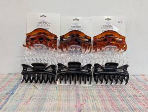3 Sets of Studio Selections 3 Claw Clips