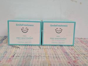2x Teeth Whitening Powder - Refreshing Mint Flavor (1.76oz).