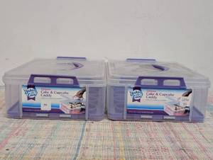 Baked with Love Deluxe Cake & Cupcake Caddy, 2 Count