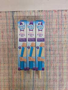 Baked with Love Non-Stick Bakers Rolling Pin, 3 count