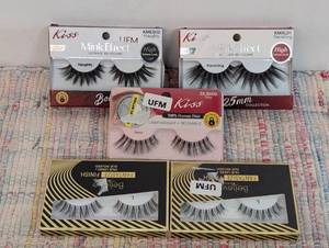 5 Sets of False Eyelashes Misc. Styles