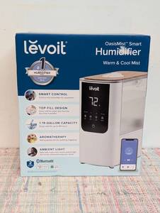 Levoit 4.5L Oasis Mist Smart Humidifier Ultrasonic, Warm & Cool Mist, Bedroom Use, 300-500 sq. ft., No Filter Needed