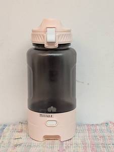 Water Bottle Turchongeco Dog 1.5l Portable W Handle Pink