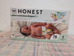 78 Pack of Honest Diapers