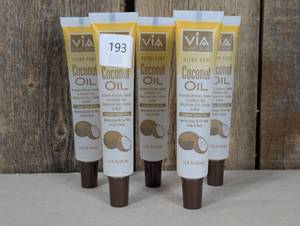 Via Natural Ultra Care Cocoa Butter Oil, 1.5 fl oz  (set of 5)