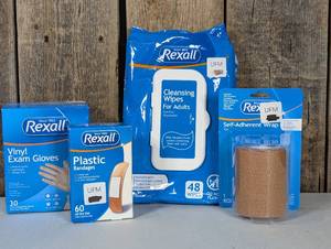 Rexall - Cleaning Wipes, Gloves, etc  (set of 4)