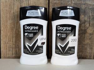 Degree Deodorant 2.7 Ounce Mens Ultra Clear Black & White  (set of 2)