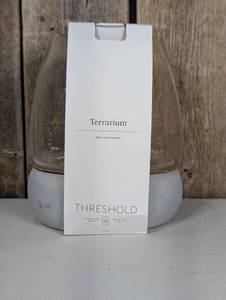 Threshold - Terrarium, Glass & Cement, 1ct