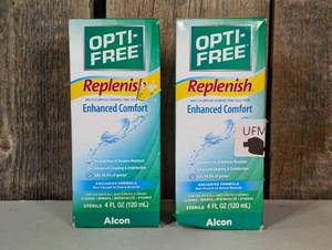 Opti-Free Replenish Multi-Purpose Contact Solution - Enhanced Comfort, 4 fl oz  (set of 2)