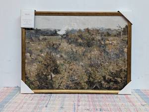 24 x 18 Landscape Study Framed Wall Canvas Antique Gold - Threshold designed with Studio McGee Serene Decor for Home Office