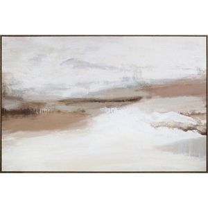 58 x 38 Abstract Horizon Framed Wall Canvas