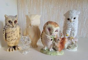 Owl Figurine Collection  Cybis  Beswick  English