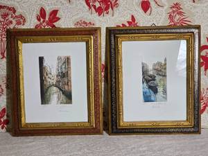 SIGNED Ethereal Venetian Fine Art Print Pair - Canal Series