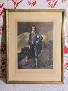 Brilliant Vintage Fine Art Print - Thomas Gainsborough - The Blue Boy