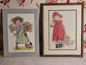 Adorable Fine Art Print Pair - Lisi Martin - Garden Girl Series