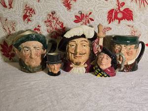 Royal Doulton Style Character Jug Collection