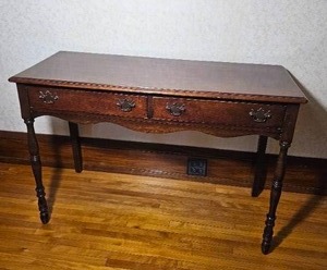 Cottage Colonial Antique Console Table