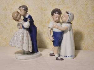 Bing and Grndahl Figurine  Youthful Boldness and Love Scorned