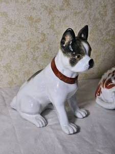 Chelsea House Porcelain Boston Terrier Figure