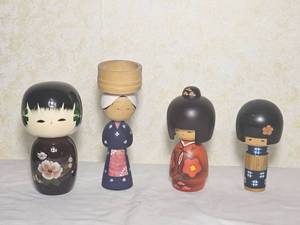 Japanese Kokeshi Doll Collection