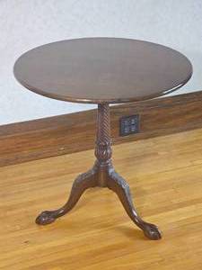 Georgian Mahogany Tilt Top Tripod Table