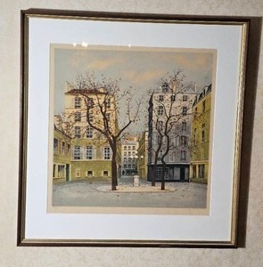 Andre Renoux Signed Framed Print  Palace Furstenberg