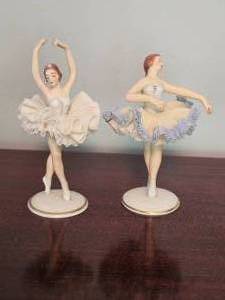 Dresden Lace Porcelain Ball Gown Ballet Figure