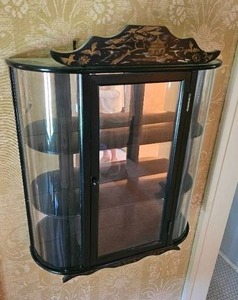 Bombay Company Black Curio Display Cabinet