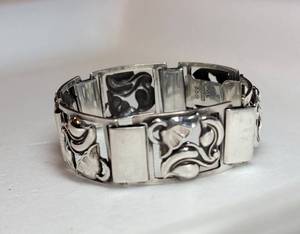 Vintage Fir. Munksgaard Denmark Sterling Silver Bracelet