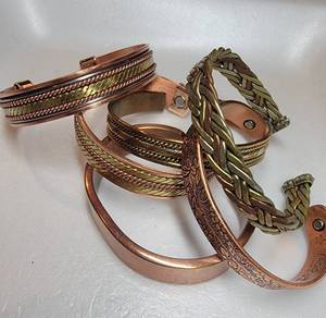 Copper Cuff Bracelet Collection