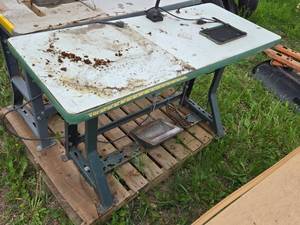 Sewing Machine Table with Built-In Light and Foot Pedal