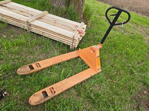 Orange Pallet Jack