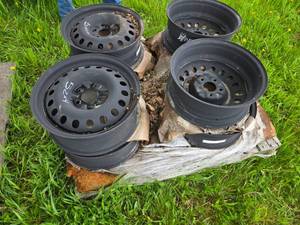 Set of 4 Steel Wheel Rims X44754 Multi-fit 16x6.5 5120 -  BMW, GM