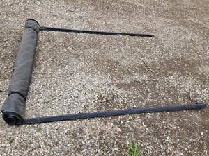 Roll-Up Tonneau Cover Off 2015 Chevy 2500 with 6.6 Box - For Parts as its ripped