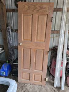 Wooden Interior Doors with Hardware 30x80 38