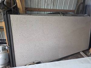 Lot of 4 Hinged Divider Panels with Hardware and Accessories including Track Systems and Rollers 48x107 Each