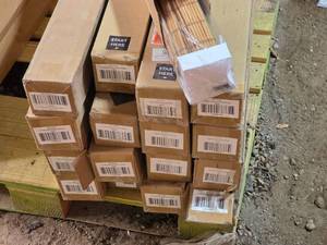 Lot of 17 Deer Color Cordless Bamboo Roman Shades Lot including Sizes 29x64, 36x64, 32x64, 27x64, and 23x64