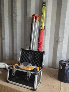 Rotary Laser Level Kit with Tripod and Measuring Rod - New
