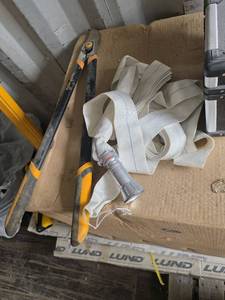 Fiskars Lopper and Mini Fire Hose with Nozzle but No Other End