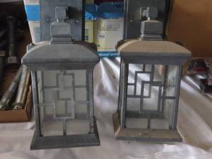 Maxsa LED Wall Lanterns and Accessories including Mounting Items
