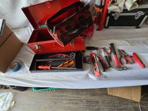 Tool Set including Tape Measure, Hammer, Pliers, Screwdrivers, and Utility Knife