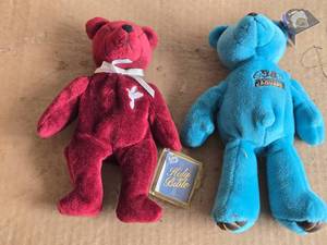 Ty Beanie Baby Bears with Bible and Jacksonville Jaguars Bear