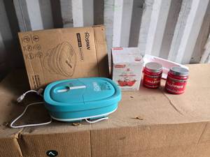HOSPAN Foot Spa Massager, Dash Deluxe Egg Cooker, and Cellmass Supplements (Expired 920)